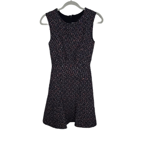 J Crew Womens A-Line Confetti Tweed Sleeveless Dress Size 000. - Picture 2 of 12